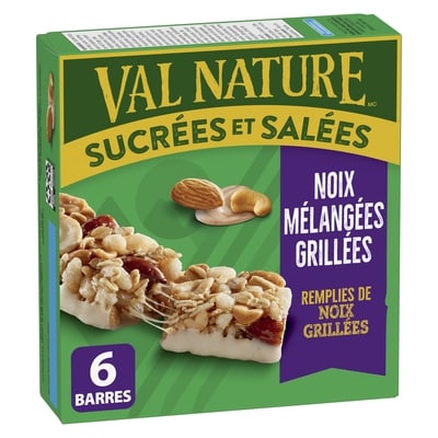 Nature Valley Sucrees et Salees Noix Melangees Grillees ,6 Barres Granola 210 g, 1,79 $/100g