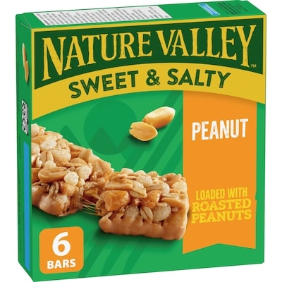 Nature Valley Sweet And Salty Peanut Butter Granola bars  6 CT 210 g, $2.14/100g