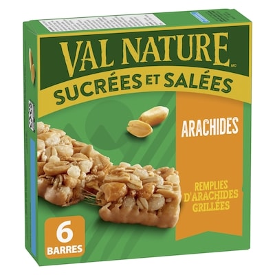 Nature Valley Sucrees et Salees, Beurre D'Arachides Granola Barres 6 CT 210 g, 1,90 $/100g