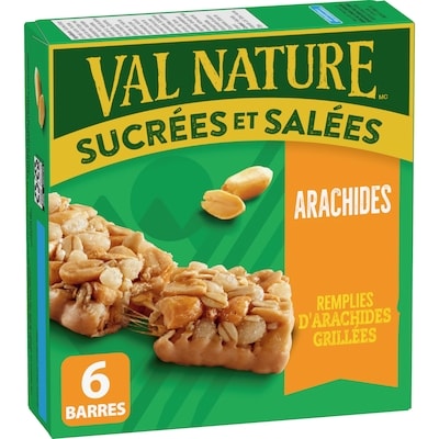 Nature Valley Sucrees et Salees, Beurre D'Arachides  Granola Barres 6 CT 210 g, 2,14 $/100g