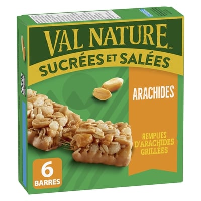 Nature Valley Sucrees et Salees, Beurre D'Arachides  Granola Barres 6 CT 210 g, 1,79 $/100g