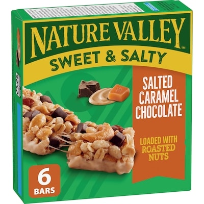 Nature Valley Sweet And Salty  Salted Caramel Chocolate Granola bars , 6 CT 210 g, $2.14/100g