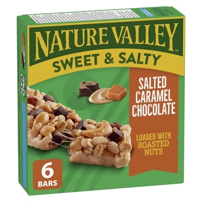Nature Valley Sweet And Salty  Salted Caramel Chocolate Granola bars , 6 CT 210 g, $1.79/100g