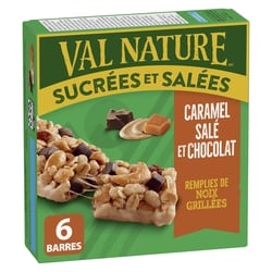 Nature Valley Sucrees et Salees, Caramel Sale et Chocolat Granola Barres 6 CT 210 g, 1,79 $/100g