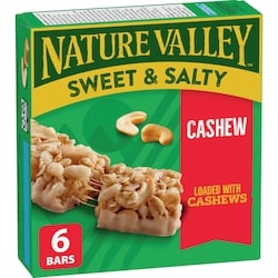 Nature Valley SweetAnd Salty  Cashew Nut Granola bars , 6 CT 192 g, $2.23/100g