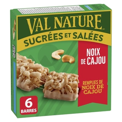 Nature Valley Sucrees et Salees Noix de Cajou  Granola Barres 6 CT 192 g, 1,95 $/100g