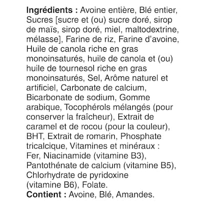 Avoine Croquante Saveur Erable et Noix,Céréales Pour le Petit-Déjeuner Riche en Fibres, Grains Entiers, Format Familial