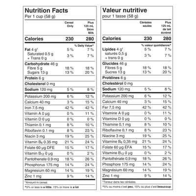 Oatmeal Crisp Breakfast Cereal, Almond, Family Size, High Fibre