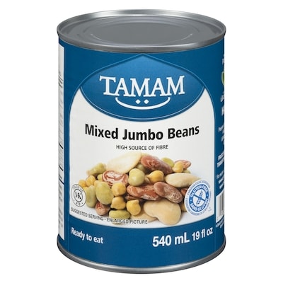 Tamam Jumbo Beans Mix 540 ml, $0.50/100ml