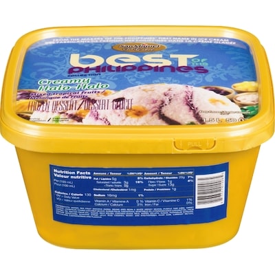 San Miguel Frozen Dessert Creamy Halo-Halo Mixed Tropical Fruits 1.5 l, $0.73/100ml