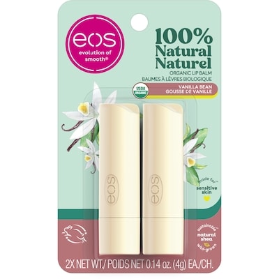 EOS Baume à lèvres vanille biologique, deux bâtons  8 g, 112,38 $/100g