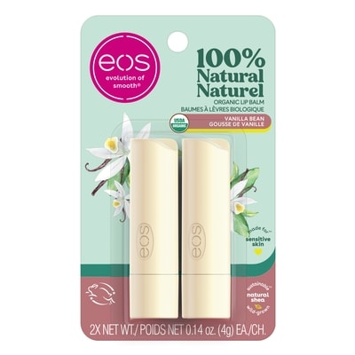 EOS 100 % naturels et biologiques Baumes labiaux, Gousse de vanille 8 g, 112,38 $/100g