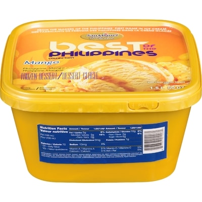 San Miguel Dessert Glaceé Philippine Mangue 1.5 l, 0,77 $/100ml