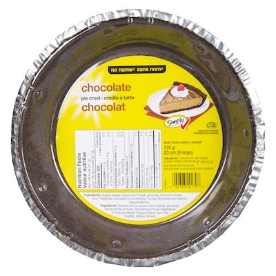 No Name Chocolate Pie Crust 170 g, $1.94/100g