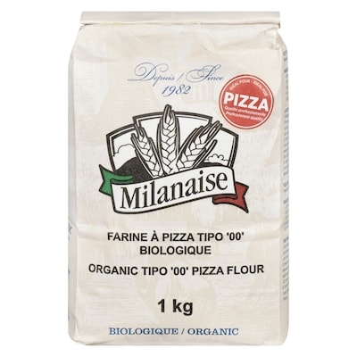 Meunerie Milanaise Farine biologique à pizza Tipo 1 kg, 0,65 $/100g
