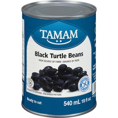 Tamam Blaturtle Beans      540 ml, $0.28/100ml