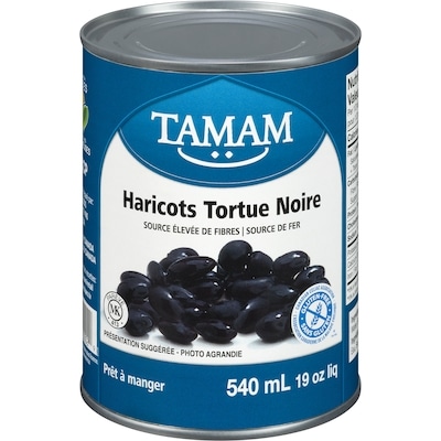 Tamam Tamam Petits Haricots Noirs 540 ml, 0,24 $/100ml