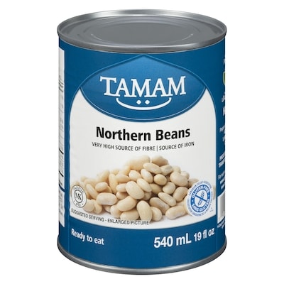 Tamam Northern Beans 540 ml, $0.24/100ml