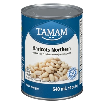 Tamam Haricots Northern 540 ml, 0,24 $/100ml