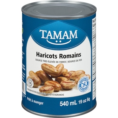 Tamam Haricots romains 540 ml, 0,33 $/100ml
