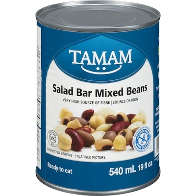 Tamam Salad Bar Mixed Beans 540 ml, $0.28/100ml