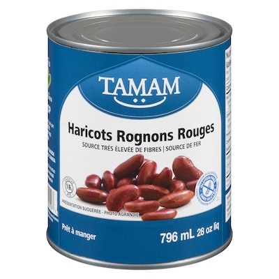 Tamam Haricots rouges 796 ml, 0,22 $/100ml