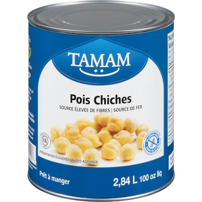 Tamam Pois chiches 2.84 l, 0,27 $/100ml