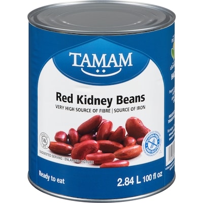Tamam Red Kidney Beans 2.84 l, $0.27/100ml