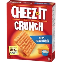 TOO cheeseTOOgether チフンセット Cheez-It Crunch, Zesty Cheddar Ranch Flavor, Baked Snack Crackers