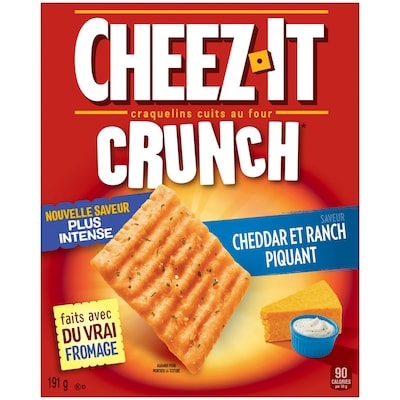 Cheez-It Klgs Cheezit Croust Chedd Ranc 191 g, 1,31 $/100g