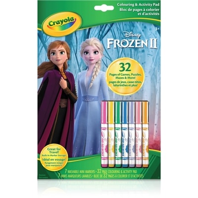 Crayola Cahier d’activités et à colorier la Reine des neiges 2 1 ea, 7,50 $/1ch