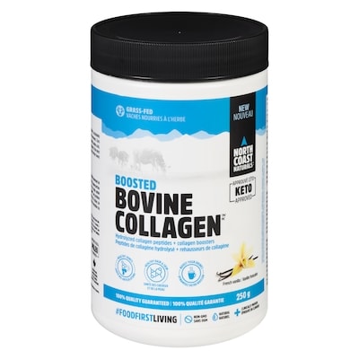 North Coast Naturals Poudre de collagène bovin Naturals Boosted, vanille française 250 g, 10,60 $/100g