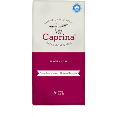Caprina Savon Caprina Original, 6 unités  540 g, 2,22 $/100g