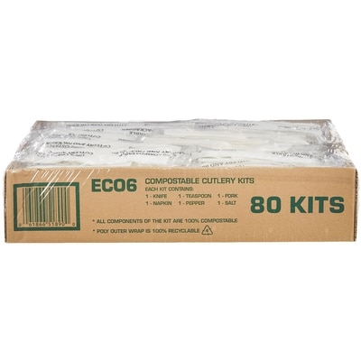null Cutlery Kits 80 ea, $0.59/1ea
