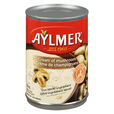 Aylmer Condensed Soup Cream of Mushroom 284 ml, $0.31/100ml
