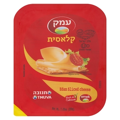 Tnuva Kosher Sliced Cheese Edam 200 g, $7.00/100g