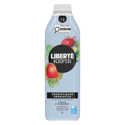 Liberte 1% Kefir, Strawberry 1 l, $0.80/100ml