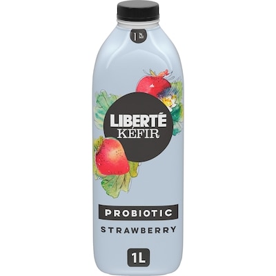 Liberte 1% Kefir, Strawberry 1000 ml, $0.75/100ml