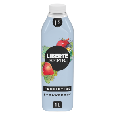 Liberte 1% Kefir, Strawberry 1 l, $0.80/100ml