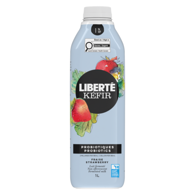 Liberte 1% Kefir, Strawberry 1 l, $0.80/100ml
