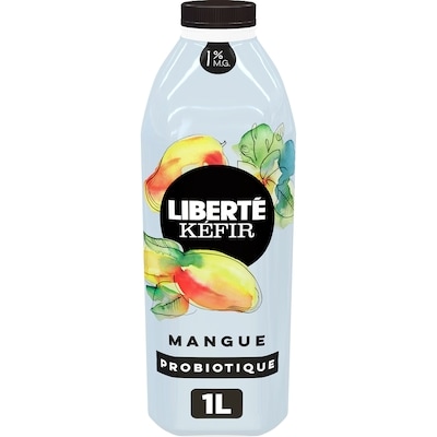 Liberté Kéfir 1 %, mangue 1000 ml, 0,75 $/100ml