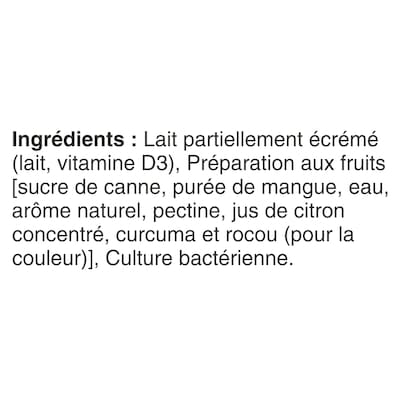 Kéfir 1 %, mangue