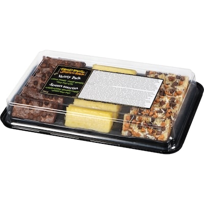 Lemon Squares, Fudge Brownies, and Hello Dolly Bars Variety Pack 