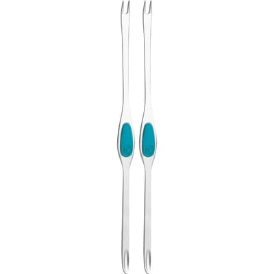Trudeau Set of 2 Seafood picks blue 1 ea, $4.00/1ea