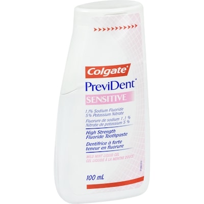 PreviDent Sensitive Mild Mint Liquid Gel High Strength Fluoride Toothpaste 100 ml