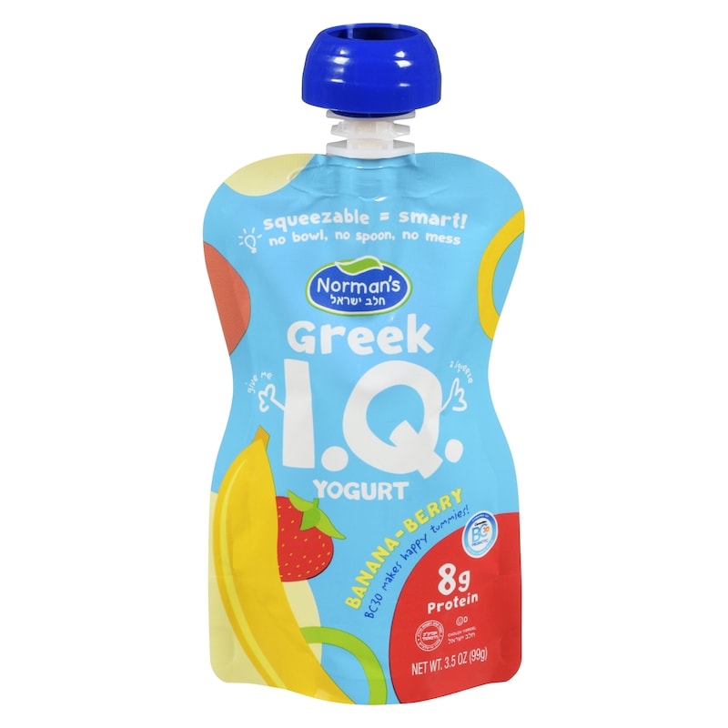 Greek I.Q. Yogurt Banana-Berry