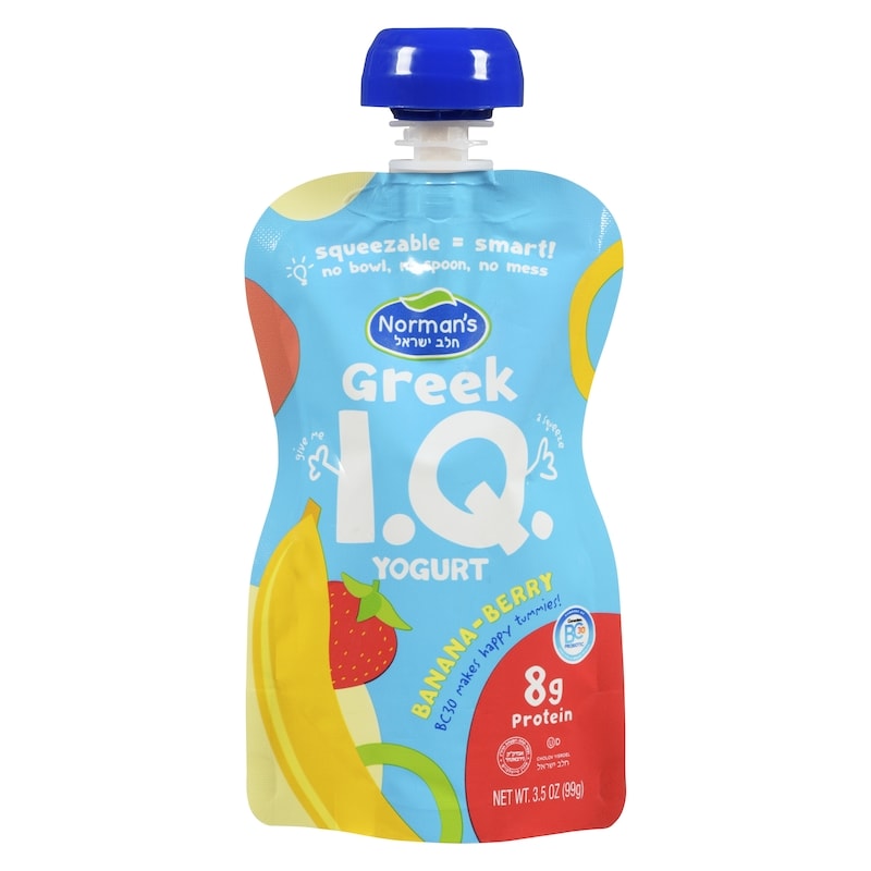 Greek I.Q. Yogurt Banana-Berry