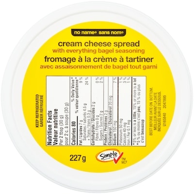 Cream Cheese Spread with Everything Bagel Seasoning