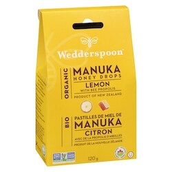 Wedderspoon Manuka Honey Drops Lemon - 120 g | Fortinos
