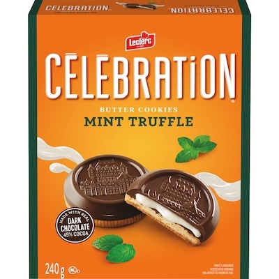 Leclerc Mint Truffle Cookies 240 g, $1.87/100g